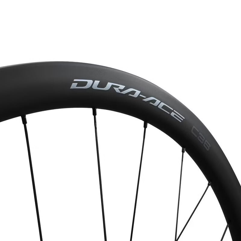 Roues SHIMANO Dura-Ace Disc 9270 carbone C36 12V Boyaux Pro Bike Stock