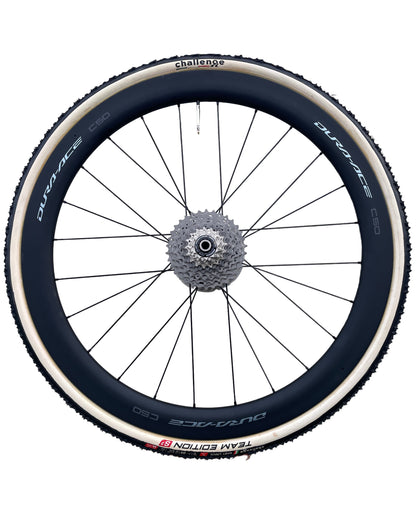 Roues SHIMANO Dura-Ace Disc 9270 carbone C50 12V Boyaux Pro Bike Stock