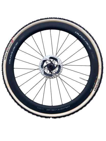 Roues Shimano Dura-Ace C50 Disc 12V Boyaux Cyclo-Cross Shimano