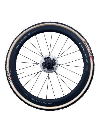Roues SHIMANO Dura-Ace Disc 9270 carbone C50 12V Boyaux Pro Bike Stock