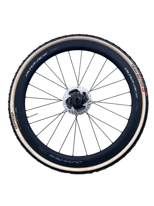 Roues SHIMANO Dura-Ace Disc 9270 carbone C50 12V Boyaux Pro Bike Stock