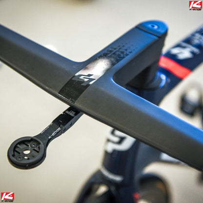 Support Guidon Déporté K-Edge Integrated Handlebar System (IHS) Mount Combo Wahoo Noir Pro Bike Stock