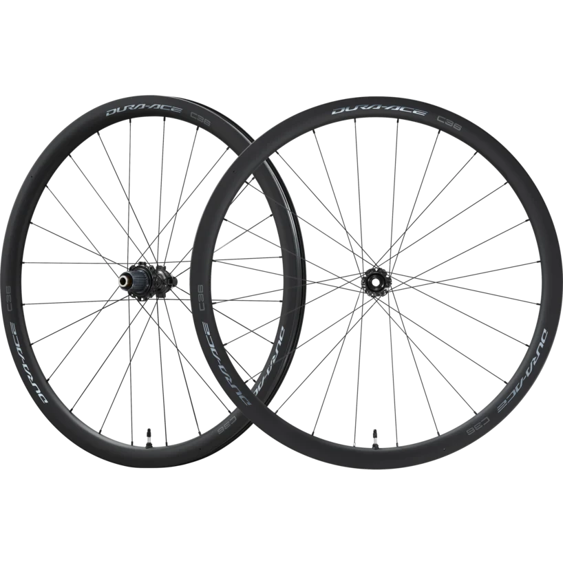 Roues SHIMANO Dura-Ace Disc 9270 carbone C36 12V Boyaux Pro Bike Stock