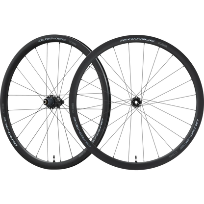 Roues SHIMANO Dura-Ace Disc 9270 carbone C36 12V Boyaux Pro Bike Stock