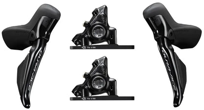 Paire de Leviers Shimano Dura Ace R9270 Disc Di2 + Étriers Pro Bike Stock